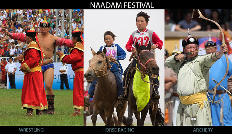 Mongolia local naadam festivals