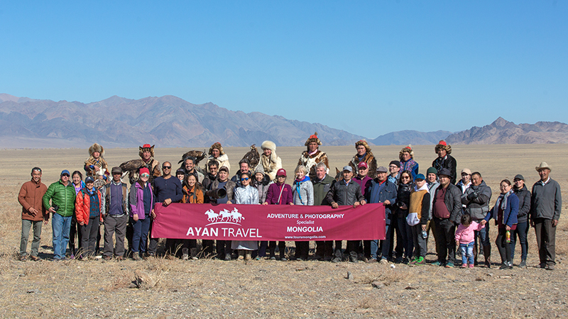 Ayan Travel photography specialist in Mongolia at the golden eagle festival