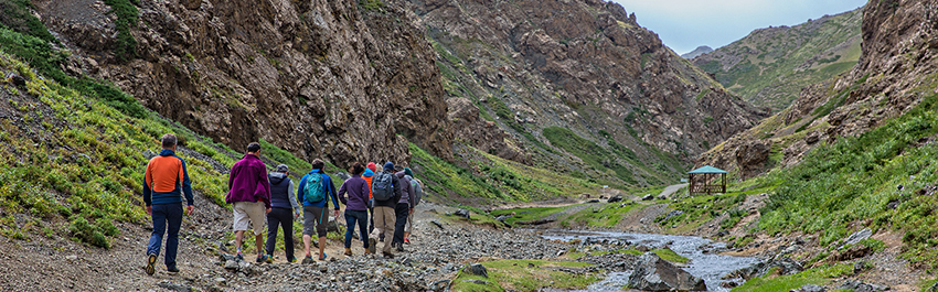 Yol Valley Mongolia hiking canyon landscape